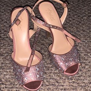 Rhinestone heels